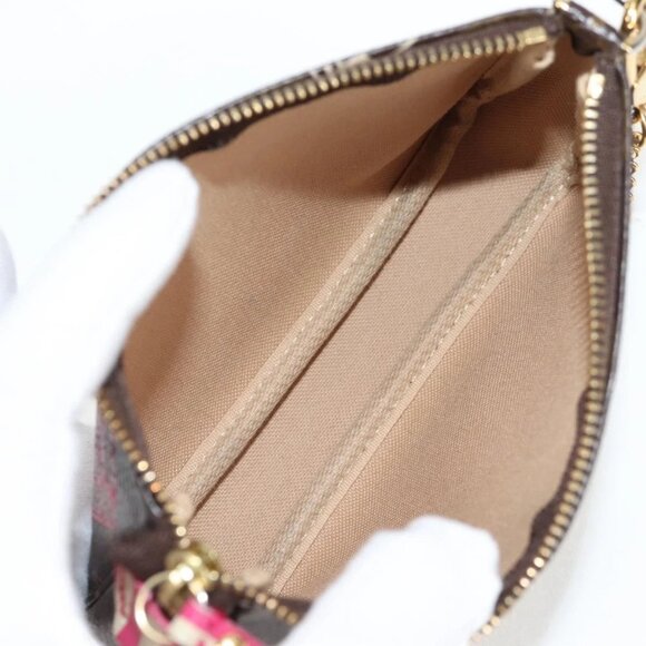 LOUIS VUITTON Christmas Only Mini Pochette Accessoires Pouch M58501 Auth 135900V - Picture 11 of 16